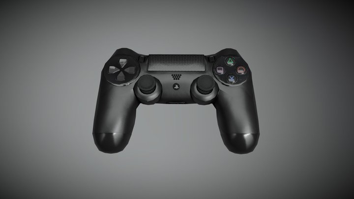 Playstation 4 Controller 3D Model