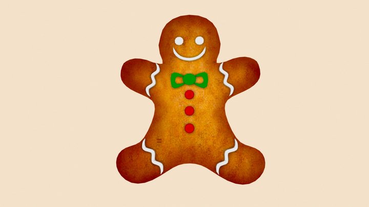 Gingerbread man cookie