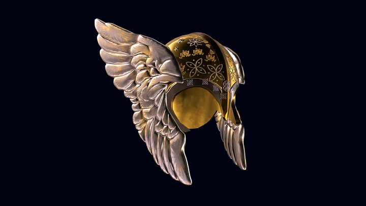 Valkyrie's Helmet 3D Model