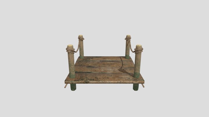 Swamp Bridge 3D Model