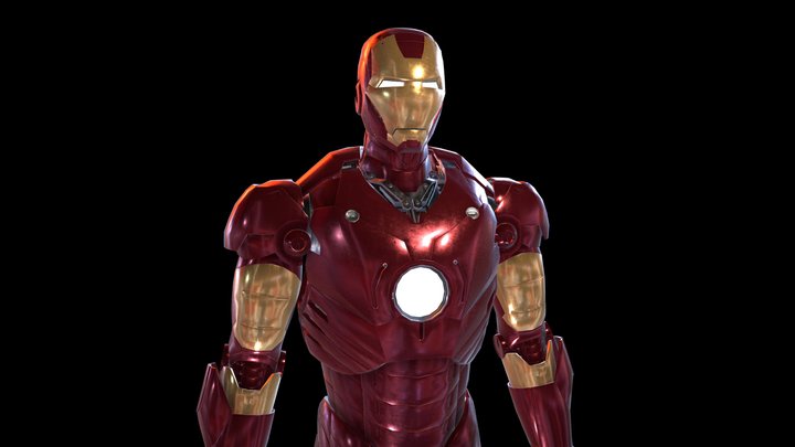 Iron Man Mark III 3D Model