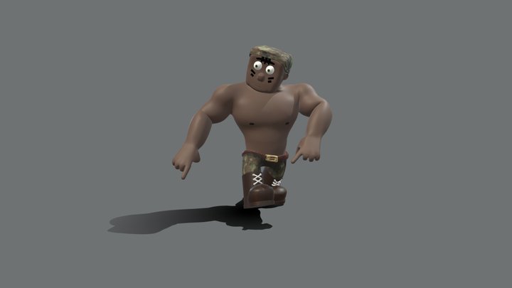 Personaje Bob 3D Model