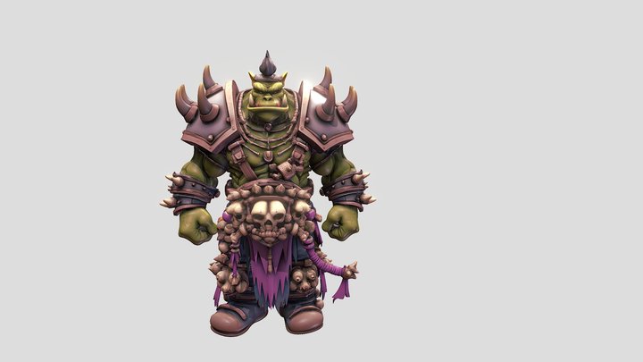 Orc Chieftain 3D Model