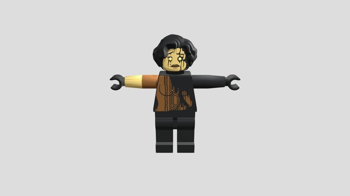 Lego Audrey Bendy and the Dark Revival 3D Model