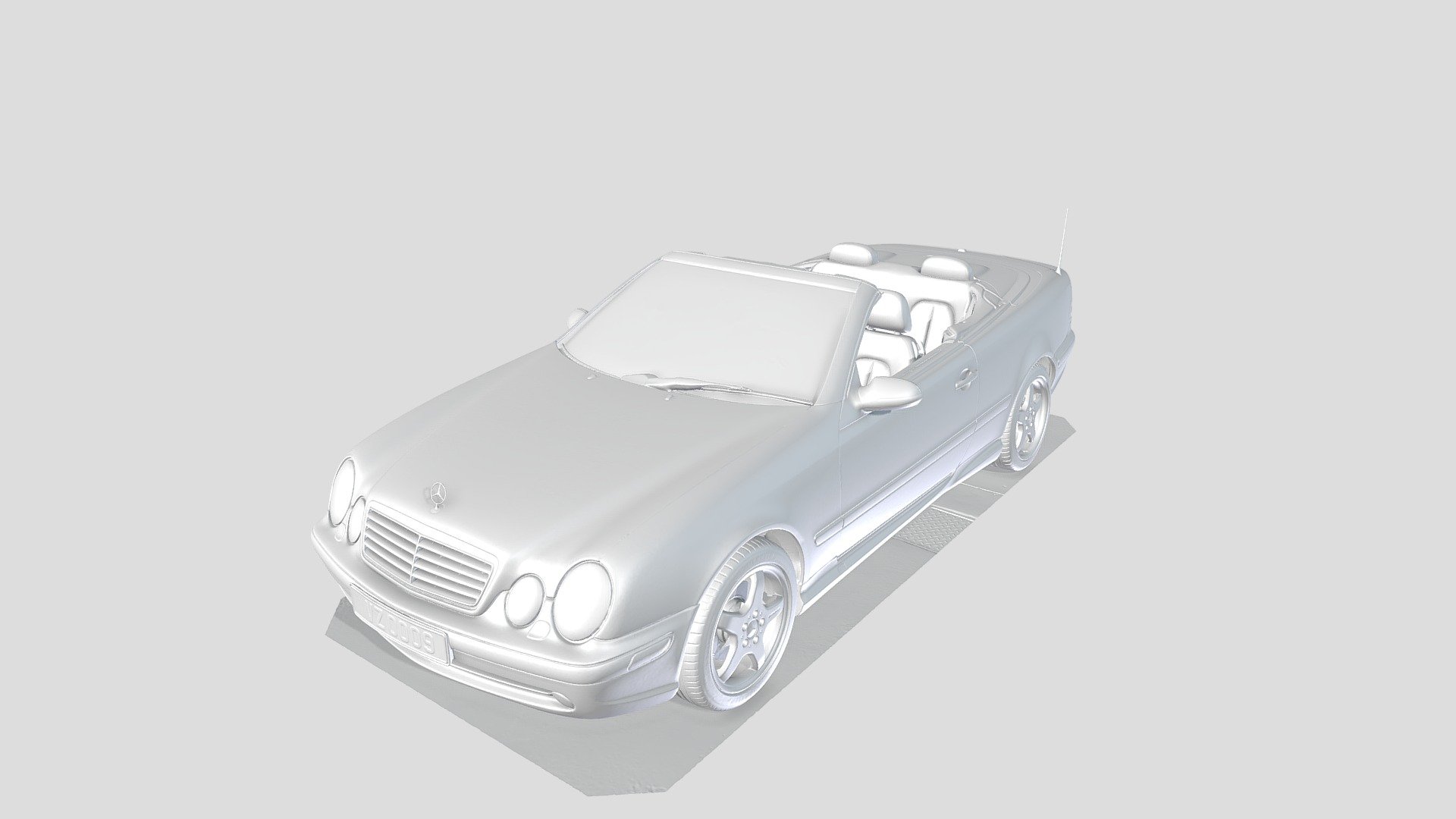 Mercedes- Benz CLK 430 Convertible - Artec Leo - 3D model by Arthur NY ...