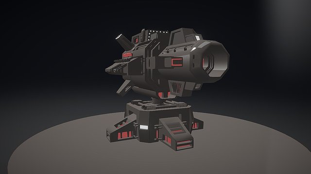 ground weapons "Tiger" 3D Model