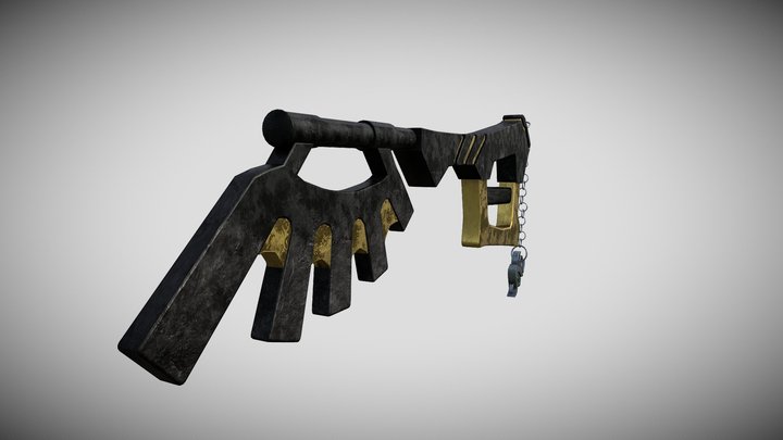 Ventus Keyblade Wayward Wind 3D Model