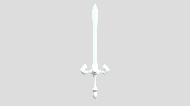 falchion_Low_poly 3D Model