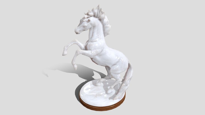 Horse Statue 3D Model