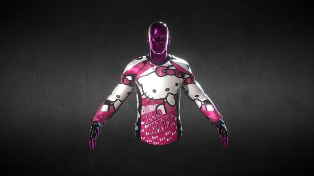 Custom jersey RCO - Hello Kitty- 3D Model