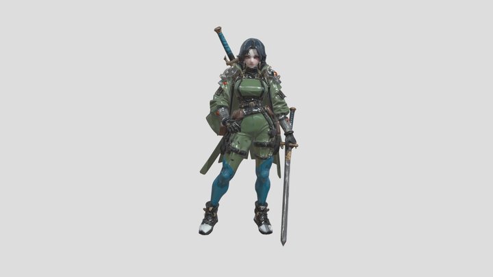 kunoichi2 3D Model