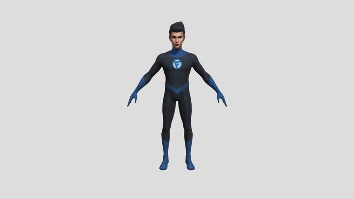 Franklin Richards S01 MFF FBX 3D Model