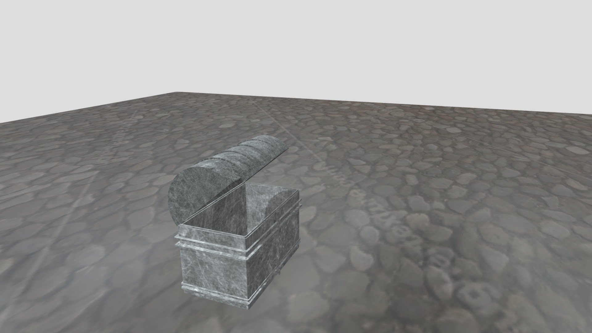 Metal Trunk Box — Sketchfab embed 3D viewer