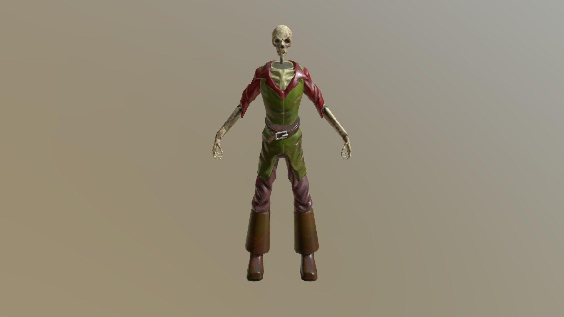 Skeleton T-pose - 3D model by Virgile_Bertrand [8a97b33] - Sketchfab