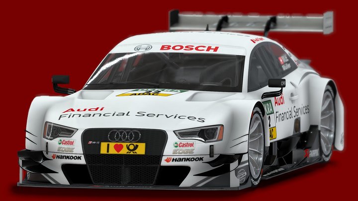 Audi RS5 DTM – Modello 3D gratuito STL
