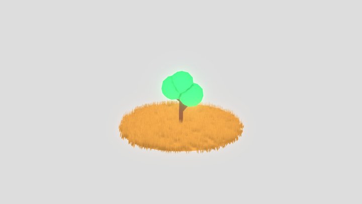 low poly tree 3D Model