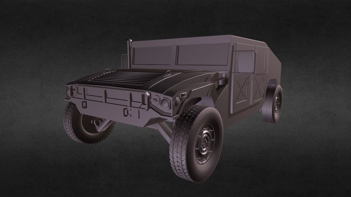 Humvee (HMMWV) 3D Model