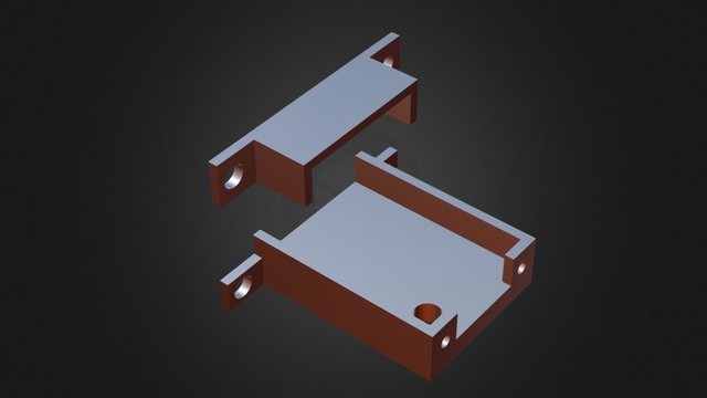 Quartz: Extruder Mount 3D Model