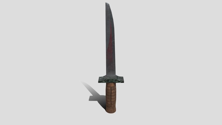 test#1 Knife 3D Model