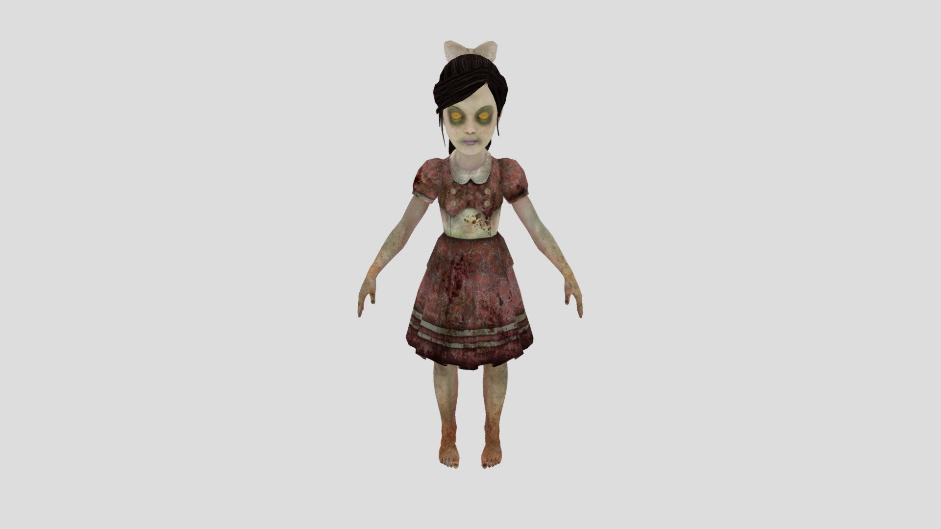 Pink Little Sister - Download Free 3D model by Modbuff (@CGreature ...