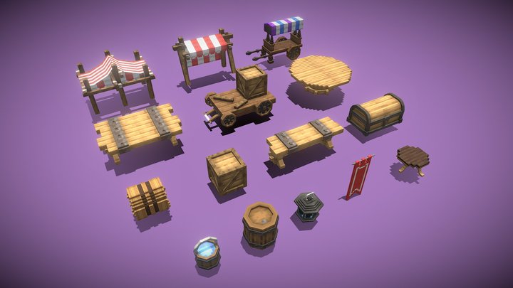 Furniture pack 3D Model