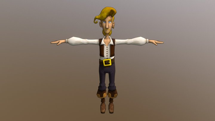 Guybrush 3D Model