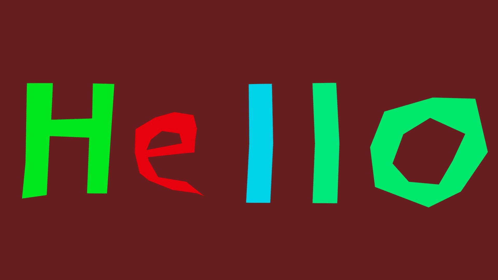 Hello World 3D