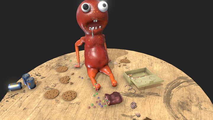 Munch  O 3D Model