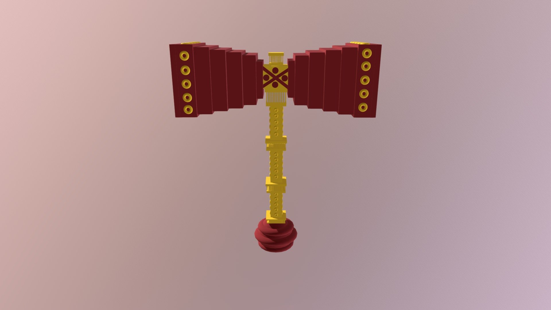 HAMMER WEAPON 2 3D model by DenisseCapule [8aa0bd2] Sketchfab