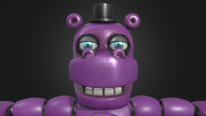Mr Hippo (FNaF HW2) [MODEL EDIT] – Kostenloses 3D-Modell STL