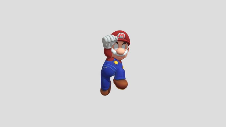 Super Mario Jump 3D Model