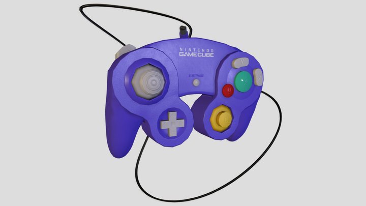 Gamecube Controller 3D Model