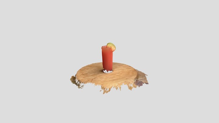Tequila Sunrise 3D Model