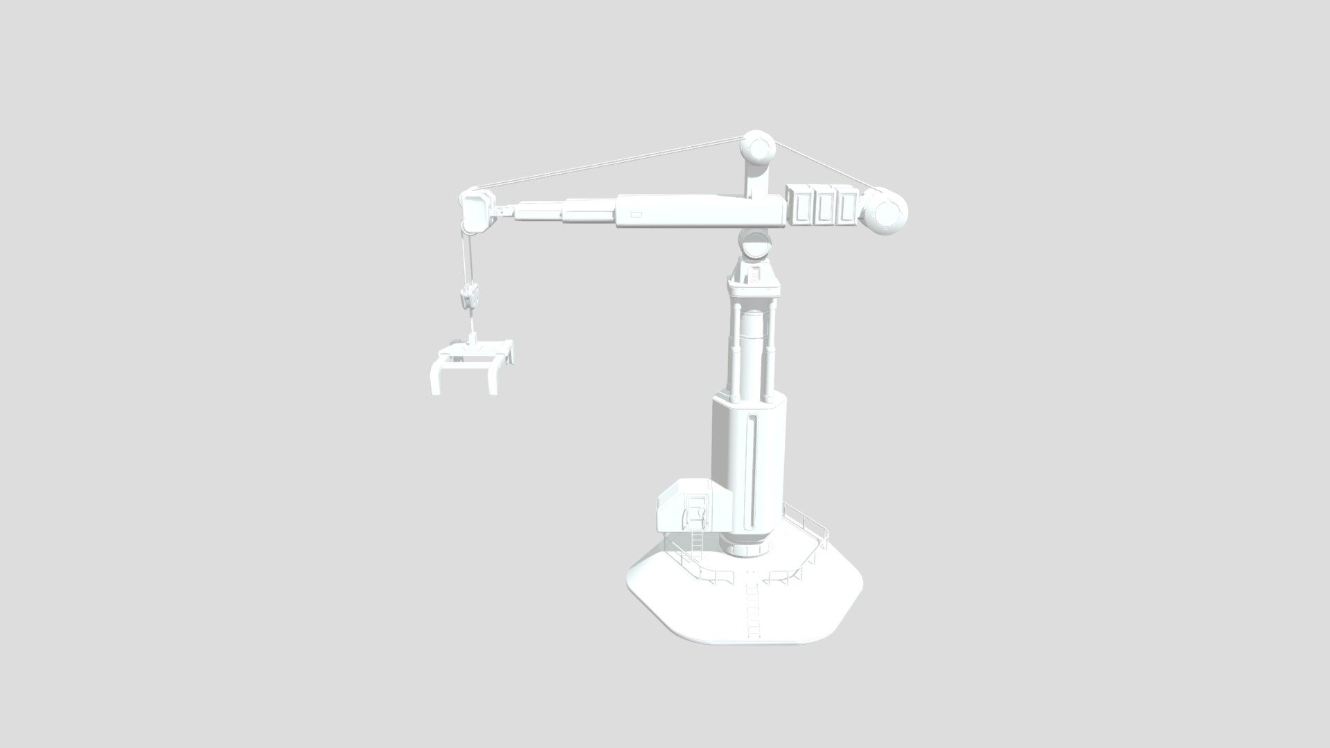 Crane - 3D model by mergen13 [8aa2d91] - Sketchfab