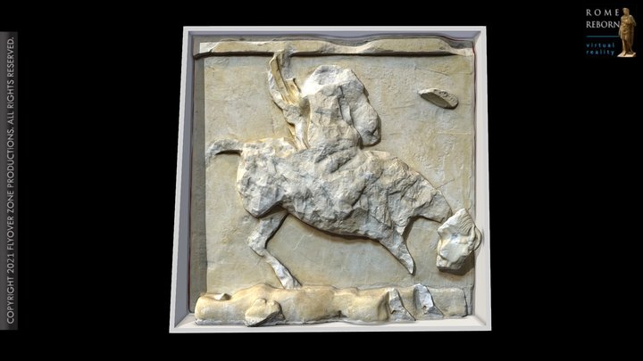 3D rendering of Metope North 29 (Parthenon)