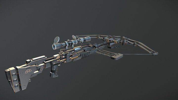 Long range crossbow from APEX FACTORY 3D Model