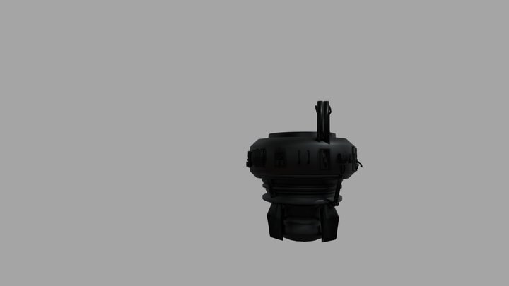 Sci-Fi Drone 3D Model