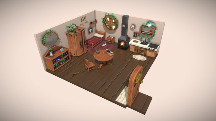 Buntales House 3D Model
