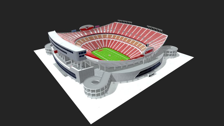 Arrowhead Stadium 3D 3D Model