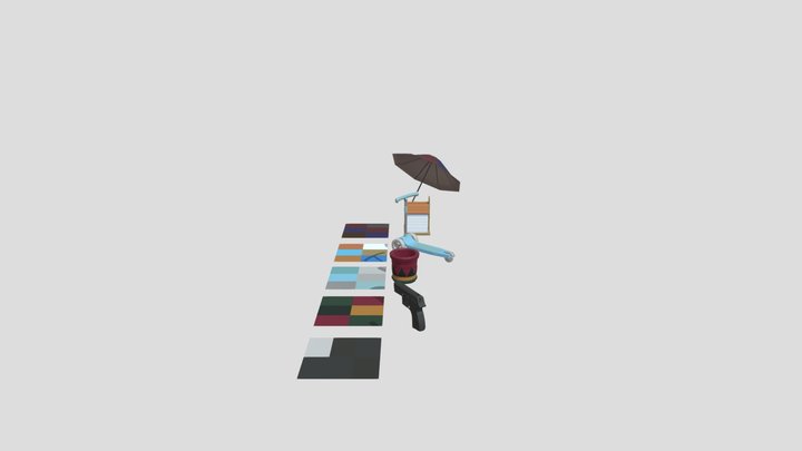 HW Paint 3D Model