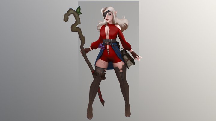 Mage cutie 3D Model