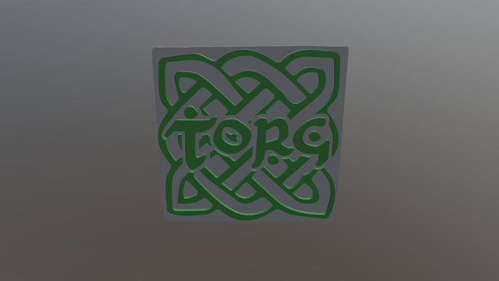 Torg Logo 2- Sided 3D Printable V2 3D Model
