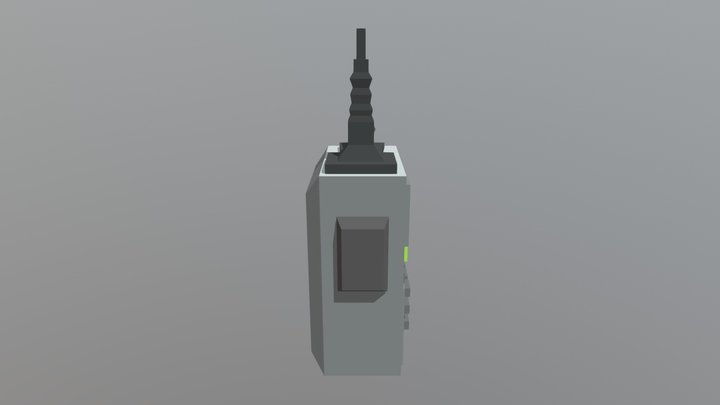Radio 3D Model