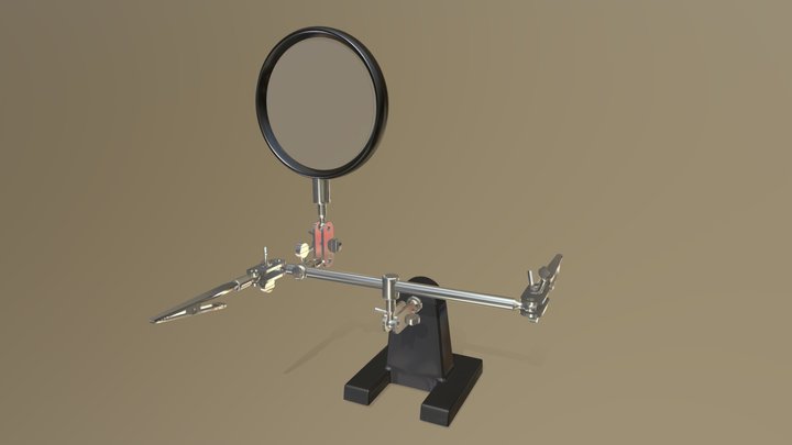 Hand Magnifying Glass 3D Model