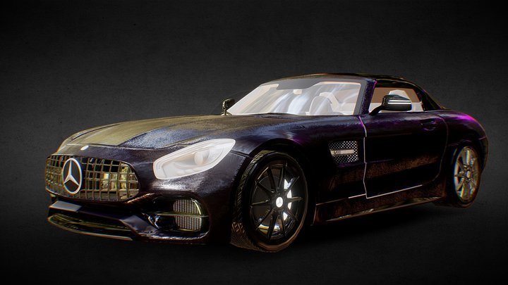 Mercedes Benz GT Coupe AMG – Free 3D Model STL