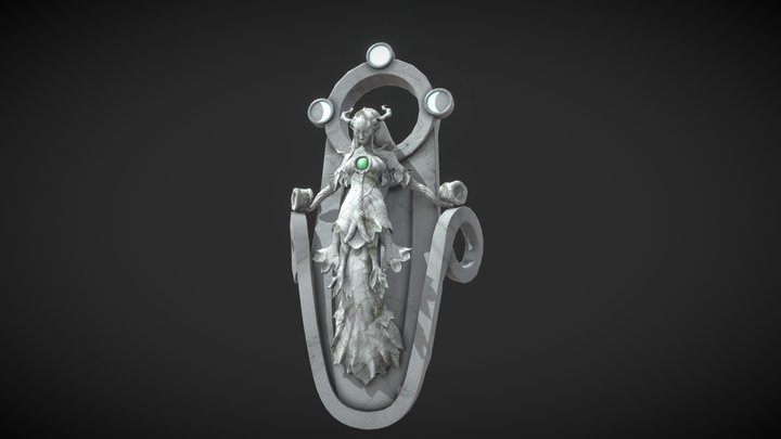 Goddess of Nature 3D Model