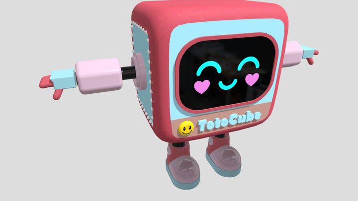 TotoCube – Adorable Digital Companion Robot