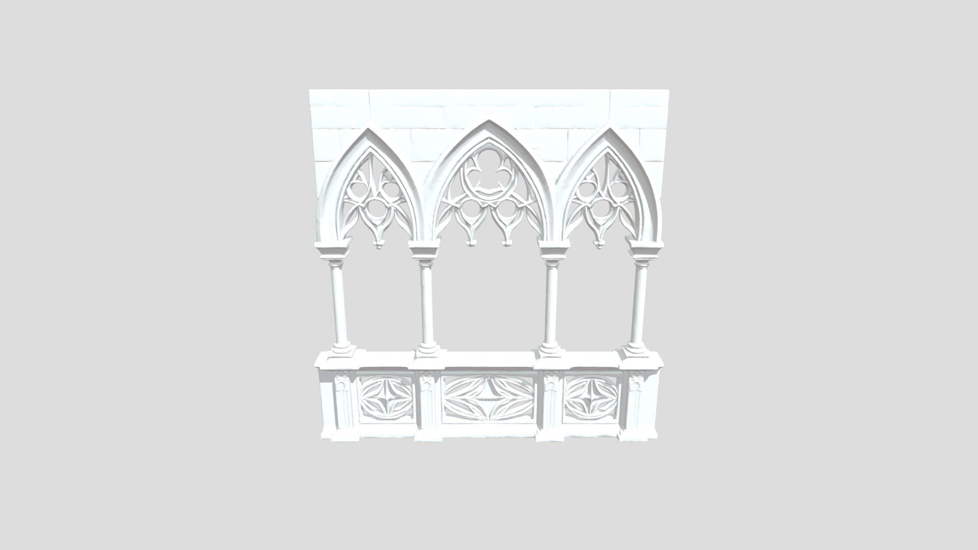 Gothic Arch Structure - 3D model by volh09 [8aaa787] - Sketchfab