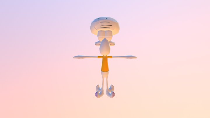 Squidward 3D Model