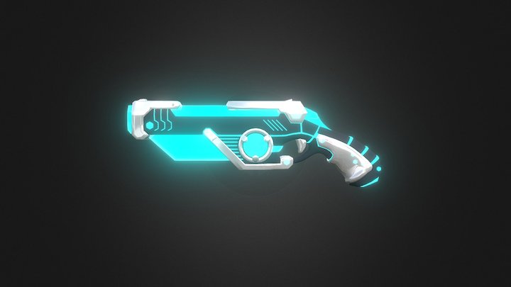 Moon Ligth Gun V1 3D Model